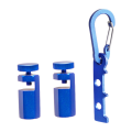 Tall Stair Gauges with Holder&Carabiner Knobs for Framing Square, Versatile Circular Saw Layout Tool for Stair Stringers. 