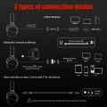 Fo Line Bluetooth Headset 2.4G B with Microphone Brain Headset for PS5NUBWO G06 Wireless Gaming Headset for PS4 PC Laptop T Wired/Without.
