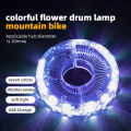 ROCKBROS Bicycle Wheel Hub Light Waterproof Smart 12 LED Colorful Flash Light Safety Warning Fit Balance Children Bike/MTB Bike. 