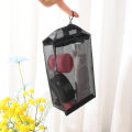1/3Pcs Portable Transparent Cosmetic Makeup Skin Care Beach Wash Travel Bag Pouch Organizer Black Transparent Mesh Wash Bag. 