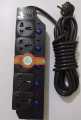 Multi plug Black 5 Point 3 pin Socket Best Quality Multi Plug Socket With Switch, Model : S-512.