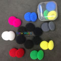 200pcs/100pairs foam ear pads for headphones sponge headphone replacement earphones earpads earphone covers ear cups 18mm caps. 