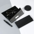Foldable Triangular Glasses Case PU Leather Hard Eyeglasses Box Women Men Portable Sunglasses Container Eyewear Accessories.