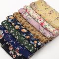 2023 Fashion Print Floral Bubble Chiffon Hijab Lady Print Soft Sun-resistant Shawls and Wraps Scarf Women Muslim Sjaal 180*70cm.