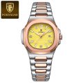 Women's Minimalist Retro Dial Business Wristwatch Sturdy and Durable Stainless Steel Material Girls' Fashion Watch Anti Friction and Wear-resistant Ladies' Watches.