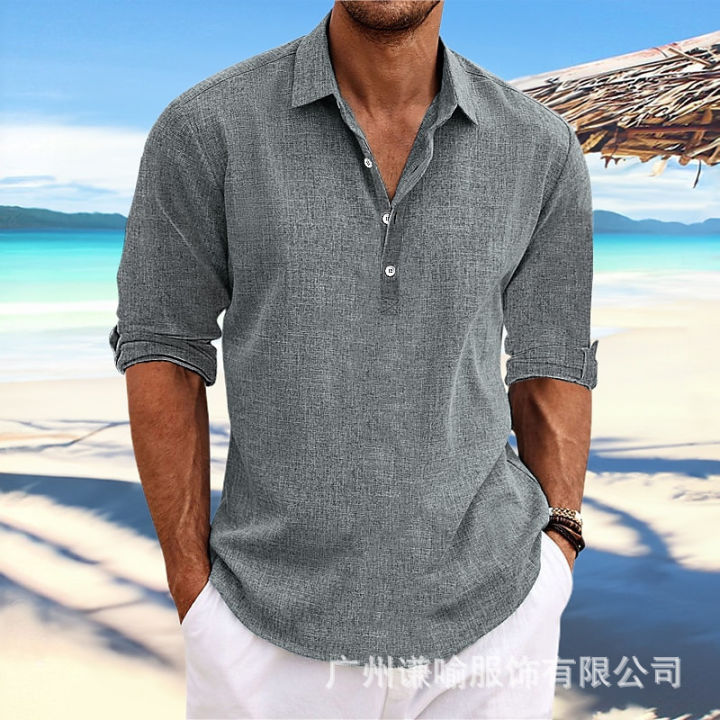 Men%20Long%20Sleeve%20Social%20Shirts%20Blouses%20Cotton%20Linen%20Shirt%20Man%20Turn-Down%20Collar%20Formal%20Shirts%20Casual%20Beach%20Shirt%20Man%20Clothing%203XL%20-%20Image%204