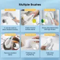 Maytto Electric Cleaning Brush 5 in 1 Magic Brush El ect ric C or d le ss Cleaning for Tub and One Touch Operation & 5 Replaceable Brush Heads For Kitchen Bathroom Toilet Washbasin. 
