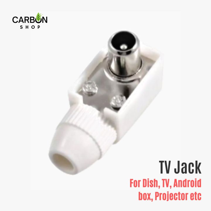 TV%20Jack%20Dish%20cable%203%20Pcs/5%20Pcs/10%20Pcs/15%20Pcs/25%20Pcs/50%20Pcs/75%20Pcs/100%20Pcs%20White%20for%20TV%20Monitor%20Android%20Box%20Projector%20etc%20Plastic%20-%20Image%202