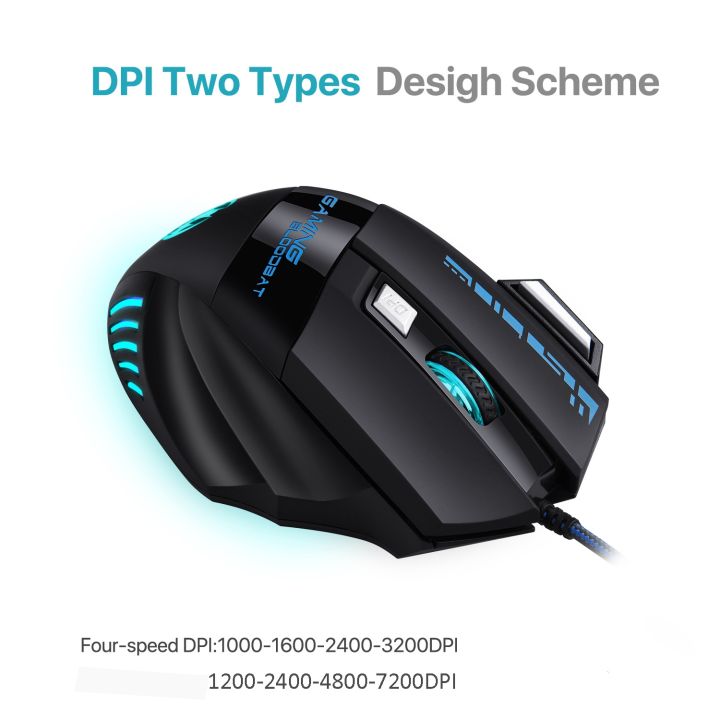 GAMING%20BLOODBAT%20GM02%207%20Keys%20USB%20Wired%20Optoelectronics%20Game%20Mouse%20Digital%20Respiratory%20Lights%20Mouse%20-%20Image%205