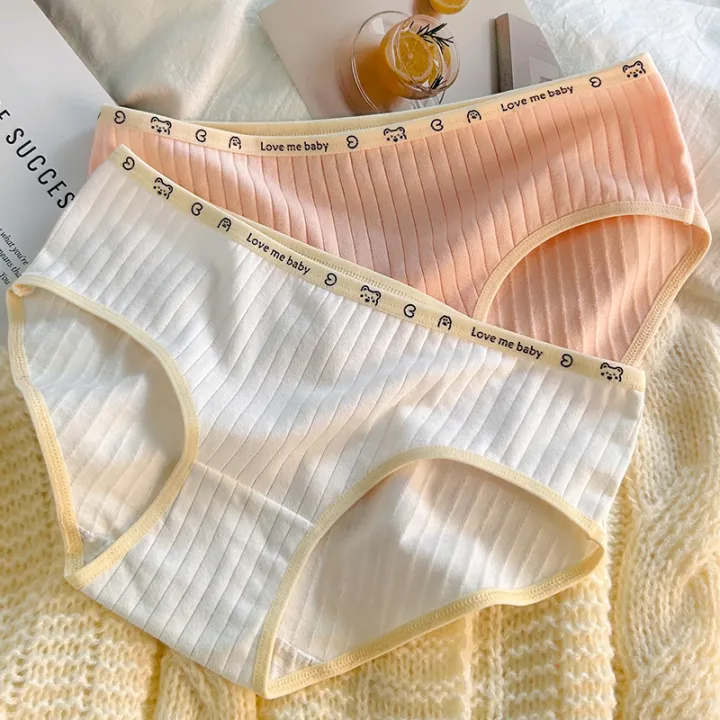 Pure%20cotton%20underwear%20for%20women%20breathable%20pure%20cotton%20crotch%20mid%20waist%20minimalist%20girl%20Ladies%20Underpant%20-%20Image%202