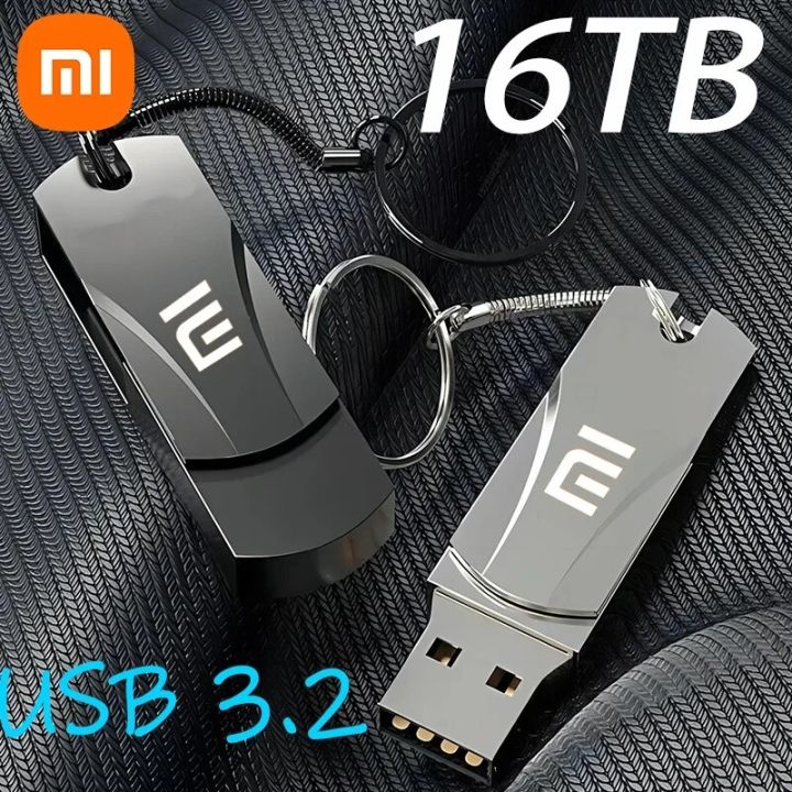 Xiaomi 16TB USB 3.0 Pen Drive 8TB 4TB High Speed Transfer Metal SSD Pendrive Cle Portable U Disk Flash Drive Memoria USB Stick