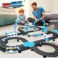 Electric Railway Track Toy Set Double Remote Control Car Racing Track Autorama Circuit Voiture Toy For Boy Children Gift. 