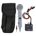 Wire Tracer Circuit Tester 200EP Accuracy Cable Tone Generator Inductive Amplifier and Probe Kit with Adjustable - Gray-White.