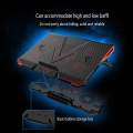 Laptop Cooling Pad for 1417 Inch Laptops, with Five Stove Fans, TNBK0033. 