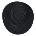 Western Cowboy Hat Outdoor Travel Leisure Men's Sunhat Faux Suede Summer Sun Protection Cool Knight Hat. 