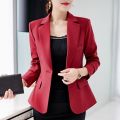Korean Fashion Slim Blazers For Women Coat Jacket New Single Button Chic Suits Office Ladies Long Sleeve Elegant Casual Blazer. 