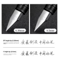 Jinhao 65 Black Silver Colors Fountain Pen EF F 0.30mm Nib Luxury Elegant Pen Business Office Student School Stationery Supplies.