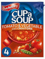 Batchelors Cup A Soup Tomato Vegetable With Croutons 4 sachets. 