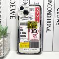 Mix Labels Collage Stickers Aesthetic Phone Case For iPhone 15 14 13 12 11 Pro Max Mini XS X XR SE 7 8 Plus Clear Soft Cover. 