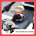 VibeVendor Veromoda Mini Pets Motorcycle Helmet Safety Small Little Dogs Biker Puppy Hat Cute Cats D8B1.