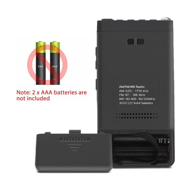 Portable%20Weather%20Radio%20FM%20AM%20NOAA%20Emergency%20Pocket%20Radio%20With%20Weather%20Warning%20Alarm%20Clock%20Auto-Search%20Channels%20Mini%20Hand%20Radio%20-%20Image%205