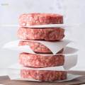 200 Pieces Hamburger Portable air Fryer Paper Burger Seperator Paper 13cm for Burger Press Storing Freezing Cake Oven.