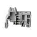 Durable E/Uk Din Rail Terminal Blocks End Stopper Bracket Grey,Terminal Block Connector(Pack Of 100).