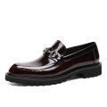 Mens Thick Platform Formal Shoes Round Toe Slip On Genuine Leather Casual Shoes Casual Party Men Shoes Large Size 38-46 KEEMEEUYZO.