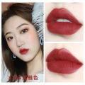 NOVO Velvet Thin Tube Small Gold Bar Lipstick Women's Tube Matte Lipstick Bean Paste Cinnabar Orange Red Waterproof Non-Makeup. 