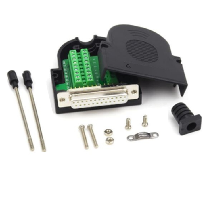 1pc RS232 DB25 Connector Solderless 25-Pin D-SUB for VGA 3+9 Male and Female Plug