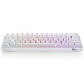 (Ready Now)RK61 61 Keys Bluetooth / 2.4G Wireless / USB Wired Three Modes Brown Switch Gaming Mechanical Keyboard with RGB Backlight, Cable Length: 1.5m. 