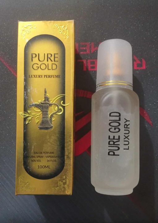 Pure Gold Luxury Perfume 100ML Natural Spray