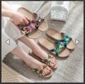 Summer flax slippers women Furnishing home summer EVA sandals.