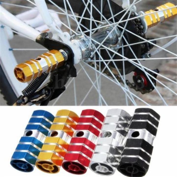 Bicycle Footpegs Aluminum Alloy Axles BMX MTB Pedal Bicycle Stunt