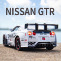 1:32 Nissan GTR R35 Supercar Alloy Car Toy Car Metal Collection Model Car Sound and light Toys For Children.