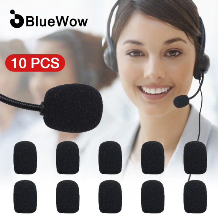 BlueWow%20Black%20Mic%20Protector%20Replacement%20Headset%20Foam%20Covers%20Windscreen%20Windshield%20Sponge%20Covers%20Microphone%20Cover%20for%20Meeting%20Mic%20%5BZX01%5D%20-%20Image%202