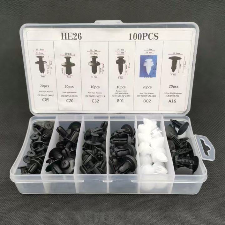100Pcs%20Auto%20Fastener%20Mixed%20Clip%20Car%20Body%20Push%20Retainer%20Pin%20Rivet%20Bumper%20Door%20Trim%20Panel%20Retainer%20Fastener%20Kit%20with%206%20Inch%20Screwdriver%20Car%20Accessories%20-%20Image%203