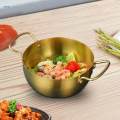 Korean Ramen Noodle Pot Ramyun Cooker Multifunction Cookware Cooking Pot 20cm Gold. 