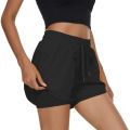 Shorts Sport Women Fitness Casual Comfy Drawstring Casual Yoga Shorts Elastic Waist Shorts Pants mallas cortas mujer E1.