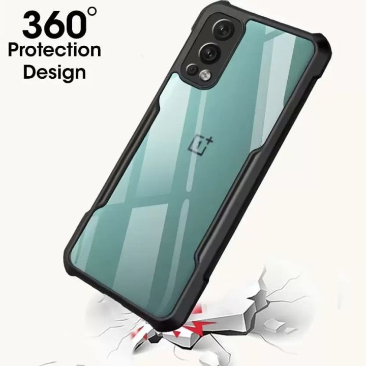 Back%20Cover%20for%20OnePlus%20Nord%202%205G%20Transparent%20Black%20Dual%20Protection%20Slim%20Fit%20Case%20-%20Image%202