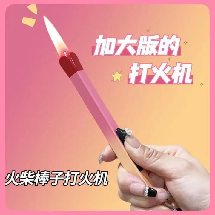 Cartoon%20Cute%20Match%20Creative%20Windproof%20Inflatable%20Match%20Stick%20Lighter%20Aromatherapy%20Igniter%20Super%20Long%20Handle%20Point%20Gas%20-%20Image%208