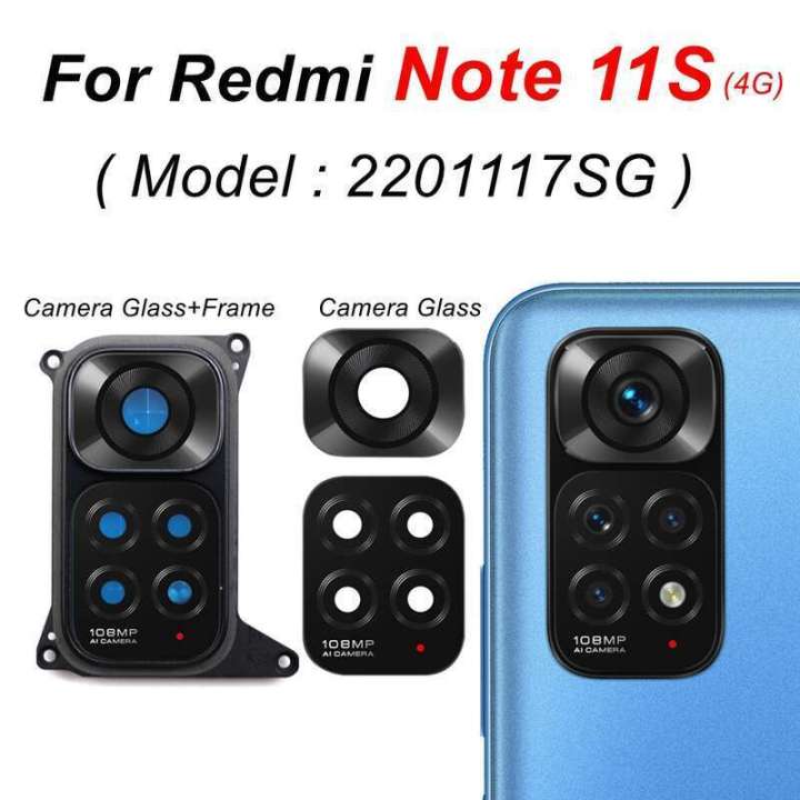 Suitable for Xiaomi Redmi Note 11S rear camera lens cover, with bracket, replacement parts, adhesive label 220117sg