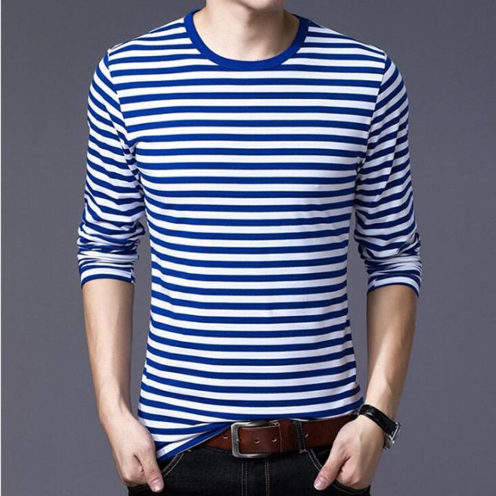 Navy%20style%20long-sleeve%20shirt%20men%20T-shirt%20o-neck%20stripe%20t%20shirt%20men%20shirt%20navy%20vintage%20basic%2095%25%20cotton%20shirt%20-%20Image%206