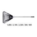 Portable Folding Fishing Landing Net Strong Load Bearing Multifunctional Stainless Steel Accessories for Freshwater Saltwater. 