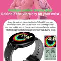 Tinzzi 119S Color Screeen Smartband, Heart Rate Monitoring Smart Watch, Pedometer Step Calorie Counter Watches, Waterproof Sport Smart Watch for Kids Ladies Men. 