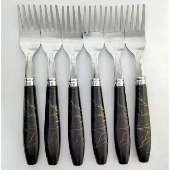 Newfangled%20-%20Stainless%20Steel%20Fork%20Spoon%20set%20Ceramic%20Desing%20With%20Plastic%20Handel%20(%206%20Pcs%20set)%20-%20Kitchen%20&%20Dining%20-%20Modern%20and%20Trendy%20-%20Image%202