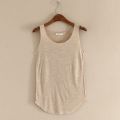 Spring Summer New Tank Tops Women Sleeveless Round Neck Loose T Shirt Ladies Vest Singlets.