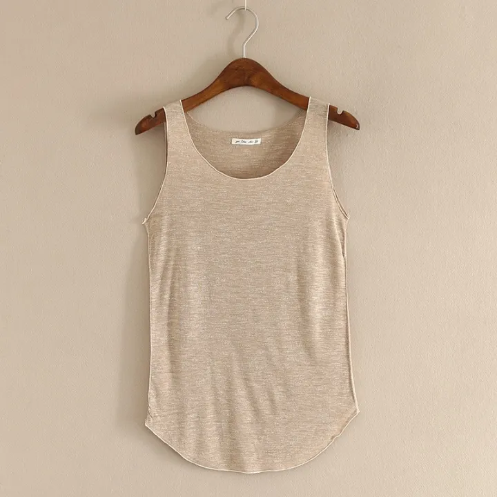 Spring%20Summer%20New%20Tank%20Tops%20Women%20Sleeveless%20Round%20Neck%20Loose%20T%20Shirt%20Ladies%20Vest%20Singlets%20-%20Image%206