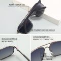 GCV 2021 Brand Classic Pilot Square Polarized Sunglasses Metal Frame Men's Driving Male Sun Glasses Eyewear UV Blocking Luxury. 