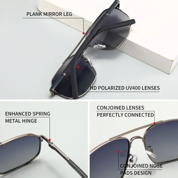 GCV%202021%20Brand%20Classic%20Pilot%20Square%20Polarized%20Sunglasses%20Metal%20Frame%20Men's%20Driving%20Male%20Sun%20Glasses%20Eyewear%20UV%20Blocking%20Luxury%20-%20Image%206
